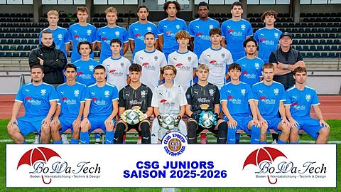 Mannschaftsfoto: A-Jugend (U19) - CS Grevenmacher - Saison 2025