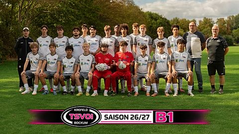 Mannschaftsfoto: B-Jugend (U17) - TSV Krefeld-Bockum - Saison 26/27