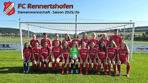 Mannschaftsfoto: Frauen - 1. Mannschaft - FC Rennertshofen - Saison 25/26