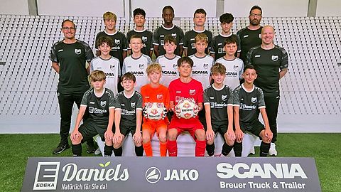 Mannschaftsfoto: C-Jugend (U15) - SV Budberg - Saison 26/27