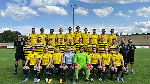 Kader Sportfreunde Kayh Saison 2023/24 - aufgenommen im Trainingslager in Kay (Oberbayern)
