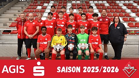 Mannschaftsfoto: C-Jugend (U15) II - 1. FC Viersen - Saison 25/26