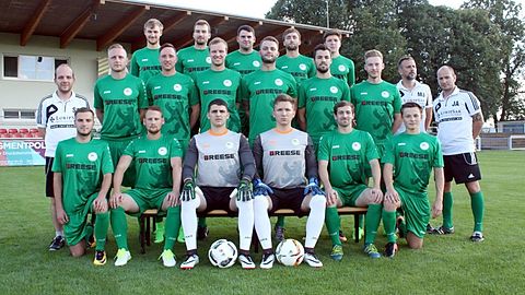 Hintere Reihe von links: Johannes Rosenhan, Marcel Hummel, Oliver Lange, Benjamin Sachs, Julius Schmidt-Barbo

Mittlere Reihe von links: Mannschaftsbetreuer Stefan Gottschalg, Florian Rammelt (C), Martin Trinkler, Garry Häußler, Florian Sachs, Mark Bisselik, Lucas Laue, Trainer Michael Junker, Co-Trainer Jens Ahlgrimm

Untere Reihe von links:  Fabian Schaft, Stephan Pabst, Ion Adamiuc, Chris Feuerstein, Marc Andris, Kevin Weber

Es fehlen: Hannes Boden, Eric Zeitz, Lucas Zeitz