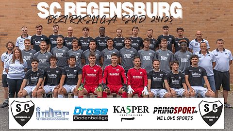 Mannschaftsfoto SC Regensburg 1. Mannschaft Saison 24/25
