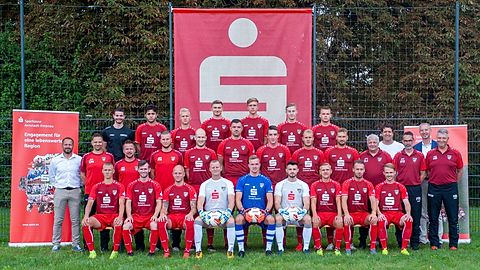 Erste Mannschaft des SV 09 Arnstadt der Saison 2020/21