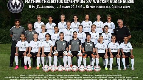 SV Wacker Burghausen U14 Bezirksoberliga Oberbayern Saison 2015/16 Foto: SV Wacker Burghausen