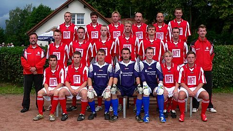 Hintere Reihe von links nach rechts: Fritz Winkler, Miroslav Dostál, Stefan Mihálik, Richard Sitarcik, Ales Cermak, Rico Block
Mittlere Reihe von links nach rechts: Gerd Wockatz (Mannschaftsleiter), Paul Heldner, Georg Ginzel, Clemens Mitscherlich, Marco Korbanek, Thomas Mauksch, Sven Kalkbrenner, Georg Schröer (Betreuer)
Vordere Reihe von links nach rechts: Nurettin Genc, Richard Milde, Patrick Keßler, Thomas Wockatz, Ronny Melzer, Patrick Faßke, René Gottstein
