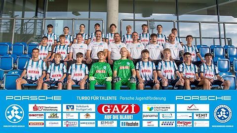 Mannschaftsfoto: C-Jugend (U15) - SV Stuttgarter Kickers - Saison 25/26