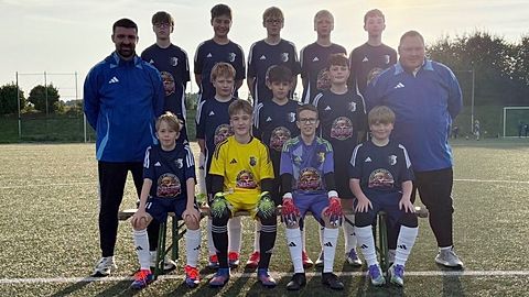 Mannschaftsfoto: D-Jugend (U13) - SG Stolberg - Saison 25/26