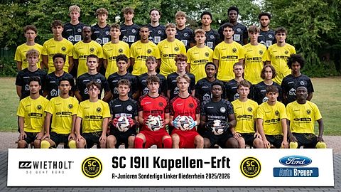 Mannschaftsfoto: A-Jugend (U19) - SC Kapellen-Erft - Saison 25/26