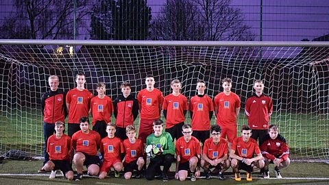 1.Reihe/vorne (von links nach rechts): Moritz Rieger, Hazim Hassan Saaid, Tom Rothenberger, Moritz Meyer, Erik Wortmann, Nils Wedekämper, Radi Al Hossein, Patrice Herfet, Jan Nicklas.
2.Reihe (von links nach rechts): Mattes Kriege (Trainer), Thorben Krispin, Christian Peters, Nico Pietsch, Michael Stremel, David Keil, Felix Reichelt, Jannis Lindner, Maximilian Welp (Trainer)