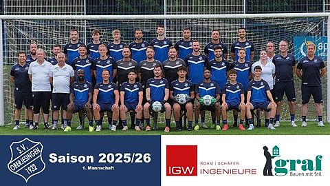 Mannschaftsfoto: Herren - 1. Mannschaft - SV Oberjesingen - Saison 25/26