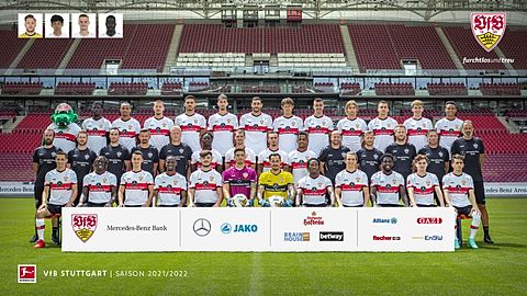 Die Bundesliga Mannschaft VfB Stuttgart