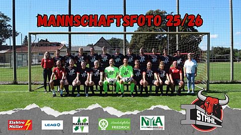 Mannschaftsfoto: Herren - 1. Mannschaft - FC Stahl Rietschen-See - Saison 25/26