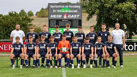 Mannschaftsfoto: B-Jugend (U17) - SV 1916 Großrudestedt - Saison Herbst 25
