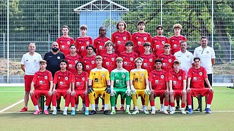 Mannschaftsfoto: B-Jugend (U17) - FC Rot-Weiss Koblenz - Saison 26/27