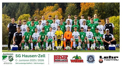 Mannschaftsfoto: C-Jugend (U15) - FC Hausen i.W. - Saison 25/26