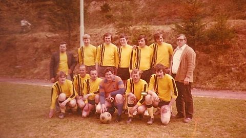 Helmut Dietrich,Herbert Döhne,Werner Schmidt,Herbert Becker II, Siggi Wolf, Klaus Pflug, Willi Röhn. Manfred Dietrich, Heinz Degenhardt, Herbert Becker I, Helmut Fenzl, Willi Kessler, Ottmar Ickler