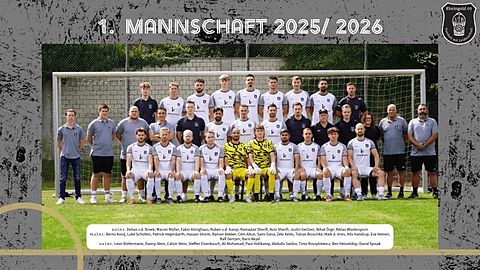 Mannschaftsfoto: Herren - 1. Mannschaft - VfB Rheingold Emmerich - Saison 25/26