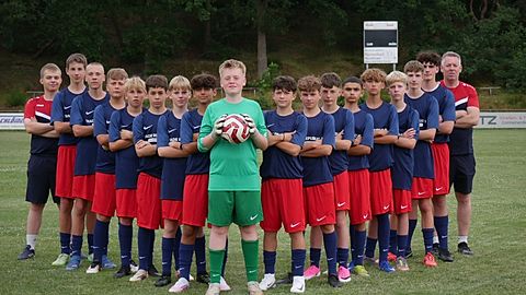 Mannschaftsfoto: C-Jugend (U15) - SV Neubörger - Saison Herbst 26