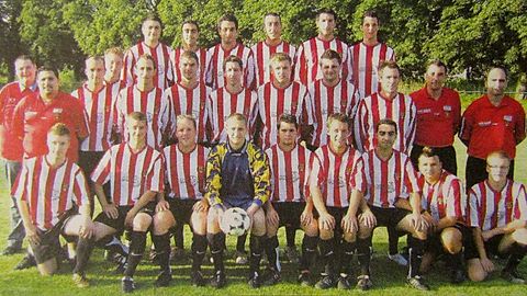 Hintere Reihe von links: Domenico Basta, Claudio Montesanto, Ismael Ök, Ekrem Burma, Tim Entenmann, Mario Schäfer
Mitte: Betreuer Stefan Wahl, Betreuer Paolo Santisi, Marco Härer, Dennis Rudolph, Süleyman Daylan, Stefan Petek, Kai Anton, Marc Meinhardt, Michael Munz, Holger Hoffmann, Co-Trainer Michael Strecker, Trainer Uwe Dannenmann
Vorne: Heiko Hoffmann, Felix Weinschenk, Michael Bäuchle, Achim Fritz, Antonio Santisi, Andreas Bäuchle, Nico Montesanto, Ercan Mehmeti, Martin Ploszczak