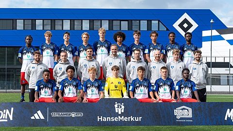Mannschaftsfoto: B-Jugend (U17) - Hamburger SV - Saison Frühjahr 26