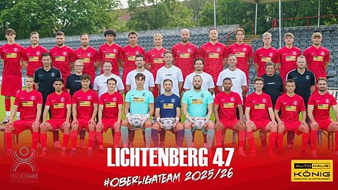 Mannschaftsfoto: Herren - 1. Mannschaft - SV Lichtenberg 47 - Saison 25/26
