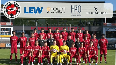 Mannschaftsfoto: B-Jugend (U17) - FC Memmingen - Saison 26/27