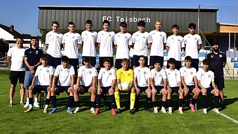 Mannschaftsfoto: B-Jugend (U17) - FC Teisbach - Saison 25/26