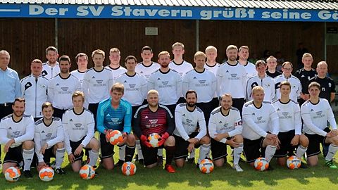 19.08.2018 bei der offiziellen Trikotübergabe vor dem Heimsieg gegen Hemsen