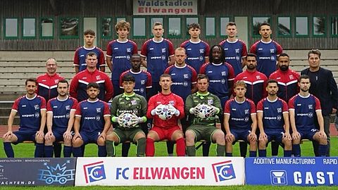 Mannschaftsfoto: Herren - 1. Mannschaft - FC Ellwangen - Saison 25/26