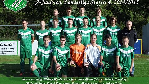A-Junioren SG Wimmelburg/ Blankenheim/ Emseloh 2014/2015