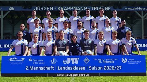 Mannschaftsfoto: Herren - 2. Mannschaft - SV Germania 90 Schöneiche - Saison 26/27