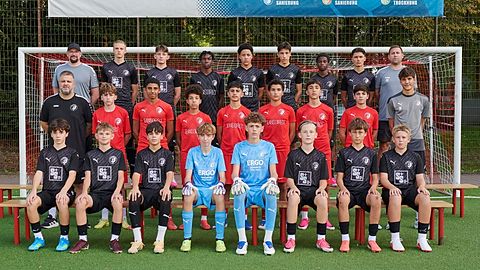 Mannschaftsfoto: C-Jugend (U15) - SC Weitmar 45 - Saison 26/27