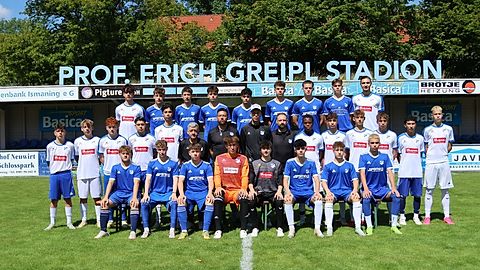 Mannschaftsfoto FC Ismaning U17
