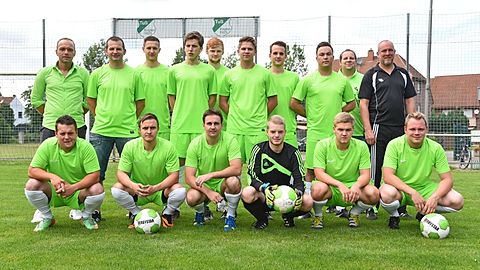 stehend von links: Uwe Grafe, Kai Windhorn, Enzo Hoppe, Henning Witte, Christian Splinter, Pascal-Ricardo Schroeter, Manuel Klune, Marco Huesmann, Christian Stehr, Rolf Weiland
hockend von links: Marcel Kreyenhagen, Markus Wojciekowski, Axel Plate, Hendrik Harting, Matthias Gregor, Kevin Hülsmann