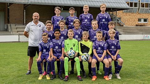 Mannschaftsfoto unserer D-Jugend