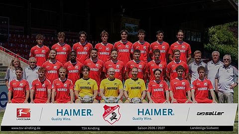 Mannschaftsfoto: Herren - 1. Mannschaft - TSV Aindling - Saison 26/27
