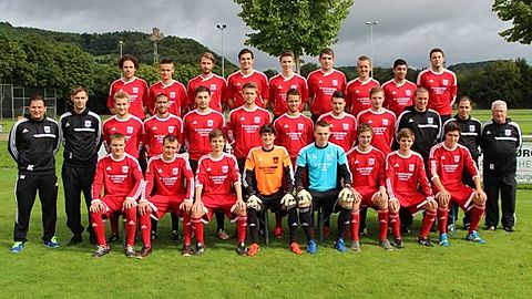 Hintere Reihe vl: Antonio Pappalardo, Felix Sütterlin, Mike Kränkel, Dominik Krieger, Timo Schmidt, Tim Tröndlin, Kevin Kunzelmann, Daniel Drago, Witali Fritz, 

Mittlere Reihe vl: Rocco Capurso (Trainer), Stefano Piccinno (Kond-Trainer), Jonas Wölfle, Adriano Verrini, Elmar Orendi, Jakob Schröter, Dominik Schäuble, Patrick Cali, Sven Kränkel, Patrick Dehn (Co-Trainer), Ercan Avci (Betreuer), Bruno Böhler (Teamchef);

Sitzend vl: Dennis Wojtynek, Erwin Suppes, Philipp Schmidt, Thomas Wasmer, Lars Blumberg, Marc Rogowski, Dominik Schmidt, Dominic Plag;

es fehlen: Adrian Fischer, Devon Hetzger, Marco Hermann, Kristof Hehl;