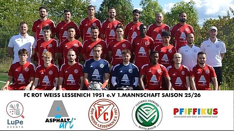 1. Mannschaft Rot Weiß Lessenich 1951 e.V. Saison 2025/2026