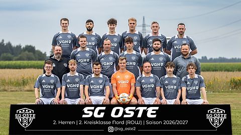 Mannschaftsfoto: Herren - 2. Mannschaft - TuS Nieder Ochtenhausen - Saison 26/27