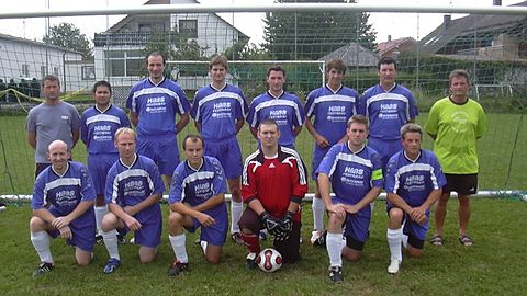 v.l. Amann, Hoffmann, Menacher, Kunst, Stadler, Falter, Loher, Trainer Vogl Alfons
u.l. Schreiber, Morosow, Buchner F., Meier, Schuhbauer, Stoiber H.