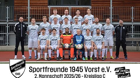 Mannschaftsfoto: Herren - 2. Mannschaft - Sportfreunde Vorst - Saison 25/26