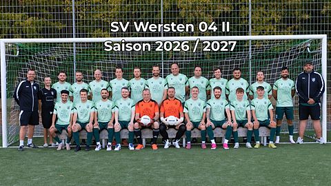 Mannschaftsfoto: Herren - 2. Mannschaft - SV Wersten 04 - Saison 26/27