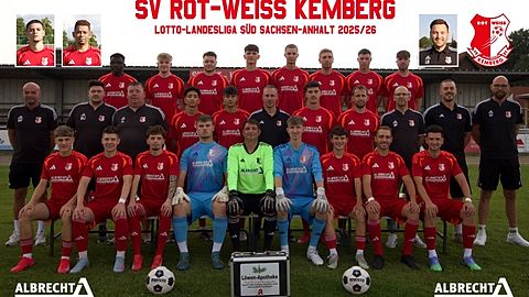 Mannschaftsfoto: Herren - 1. Mannschaft - SV Rot-Weiß Kemberg - Saison 25/26
