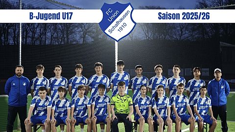 Mannschaftsfoto: B-Jugend (U17) - Union Schafhausen - Saison 25/26