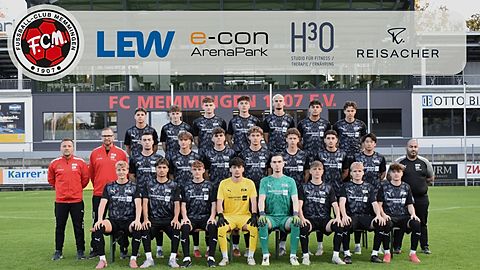 Teamfoto U19 Bayernliga – Saison 2025/26

Hinten (v. l. n. r.):
Ilirian Ropica, Luis Göppel, Simon Möst, Bastian Frick, Pius Schafft, Angelino Reinhardt, Lionel Frei

Mittlere Reihe:
Daniel Jehle (Leiter Athletik & Rehabilitation), Daniel Eberl (Co-Trainer), Danyel Dalkiran, Adrian Keckeisen, Niklas Haag, Konstantin Vosteen, Linus Jüttner, Mustafa Tezcan, Ryushi Hirose, Selcuk Sen (Cheftrainer U19)

Vordere Reihe:
Jonathan Dolp, Marvin Vidal Chacon, Dominik Reichert, Kaan Kul, Luis Stanzel, Felix Geiger, Tim Schwägele, Tim Schütz

Es fehlen: Mubin Hurst, Luan Fusaro, Tymur Cholariia (Torwarttrainer)
