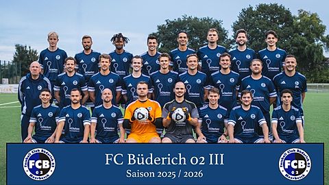 Mannschaftsfoto: Herren - 3. Mannschaft - FC Büderich - Saison 25/26