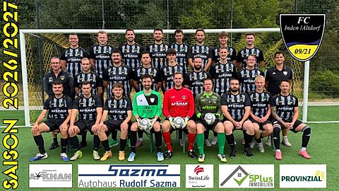 Mannschaftsfoto: Herren - 1. Mannschaft - FC Inden/Altdorf - Saison 26/27