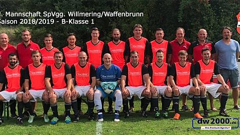 SpVgg. Willmering-Waffenbrunn - 2. Mannschaft Saison 2018/2019
Es fehlen: Martin Luger, Lukas Zistler